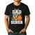 Proud Dad Of A 2026 Senior Basketball Graduation Leopard Men's Casual T-Shirt Black