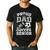 Proud Dad Of a Soccer Senior Class Of 2026 Graduation Men's Casual T-Shirt Black