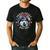 Proud Husky Dad American Flag Patriotic Husky Dad Men's Casual T-Shirt Black