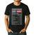 Puerto Rican Dad Nutrition Facts Pride Father's Day Men's Casual T-Shirt Black
