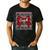 Red Sport Loud Proud Cheer Coach Dad Father's Day Men's Casual T-Shirt Black