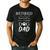 Retired Promoted To Stay At Home Dog Dad Men's Casual T-Shirt Black