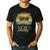 Retro Cat Daddy 80s 90s Style Sunglasses Men's Casual T-Shirt Black