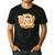 Retro Groovy Dad Family Birthday 60s 70s Hippie Costume Men's Casual T-Shirt Black
