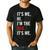 Retro It's Me Hi I'm The Dad It's Me For Dad Men's Casual T-Shirt Black Retro It's Me Hi I'm The Dad It's Me For Dad Men's Casual T-Shirt Black