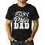 Senior Cheer Dad 2026 Proud Cheerleader Dad Class Of 2026 Men's Casual T-Shirt Black