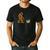 Shih Tzu Bigfoot Dog Walking Mom Dad Kids Men's Casual T-Shirt Black