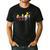 The Simpsons Father's Day Homer And Kids Bike Ride With Dad Men's Casual T-Shirt Black