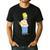 The Simpsons Homer Number 1 Dad Father's Day V2 Men's Casual T-Shirt Black