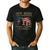 My Son Has Your Back Marine Dad Camouflage Men's Casual T-Shirt Black