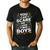 Son Dad Jokes You Can't Scare Me I Have Two Boys Men Men's Casual T-Shirt Black