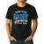 Soon To Be Daddy Again Est 2026 Dad Baby Announcement Men's Casual T-Shirt Black