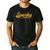 Sparky Electrician Lineman Dad Retro Vintage Novelty Men's Casual T-Shirt Black