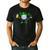 St Patricks Day Golf Golfing Irish Golfer Beer Humor Men Dad Men's Casual T-Shirt Black
