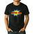 Super Dad Family Matching Superhero Comics Set Fathers Day Men's Casual T-Shirt Black