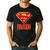 Superman Super Dad Men's Casual T-Shirt Black