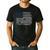 Support ALS Awareness Month USA American Flag Men Dad Men's Casual T-Shirt Black