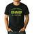 Teenage Mutant Ninja Turtles Dad Turtles Father's Day Men's Casual T-Shirt Black