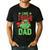 Teenage Mutant Ninja Turtles Father's Day One Tough Dad Men's Casual T-Shirt Black