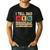 I Tell Dad Jokes Periodically Retro Papa Fathers Day Men Men's Casual T-Shirt Black