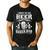I Thought She Said Beer Competition Cheer Dad Men's Casual T-Shirt Black I Thought She Said Beer Competition Cheer Dad Men's Casual T-Shirt Black