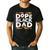 History Month Family Matching Melanin Dope Black Dad Men's Casual T-Shirt Black