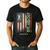 USA American Flag Archery Dad Men's Casual T-Shirt Black