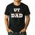 UT Austin Dad Shirt Ut Austin Dad Men's Casual T-Shirt Black
