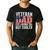 Veteran Dad Like A Normal Dad But Cooler American Flag Men's Casual T-Shirt Black