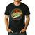 Vintage Awesome Single Dad Retro Fathers Day For Dad Grandpa Men's Casual T-Shirt Black