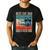 Vintage Best Cat Dad Ever Bump Fist Father's Day Cat Daddy Men's Casual T-Shirt Black