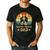Vintage Boston Terrier Dad Dog Lovers Father's Day Tee Men's Casual T-Shirt Black