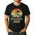 Vintage Chicken Dad Chicken Lovers Daddy Father's Day Men's Casual T-Shirt Black