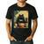 Vintage Japanese Cat Ramen Cat Dad Retro Graphic Women Men's Casual T-Shirt Black