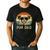 Vintage Pug Dad Dog Lovers Father's Day Tee Men's Casual T-Shirt Black