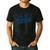 Volleyball Dad Daddy Father's Day Men's Casual T-Shirt Black