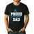 Volleyball Player Team Dad Father Proud Volleyball Dad Men's Casual T-Shirt Black Volleyball Player Team Dad Father Proud Volleyball Dad Men's Casual T-Shirt Black