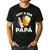 Voy Hacer Papa Ser Papa Voy A Ser Papa Dad To Be In Spanish Men's Casual T-Shirt Black