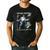 Wizard Dragon Fantasy Football Player Literal Dad Joke Men's Casual T-Shirt Black