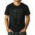 Woodworking Dad Measure Cut Swear Handyman Fathers Day Men's Casual T-Shirt Black