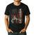 Wrestling US Flag Dad Wrestler Patriotic 4th Of July Men's Casual T-Shirt Black