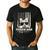 Yorkie Dad Cool Vintage Retro Proud American Men's Casual T-Shirt Black