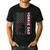 Yorkie Dog Vintage US American Flag Yorkie Dad Fathers Day Men's Casual T-Shirt Black