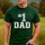 1 Dad Number One Father's Day Vintage Style Men's Casual T-Shirt Forest
