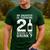 21st Birthday Dad Mom 21 Year Old My Daughter Squad Men's Casual T-Shirt Forest