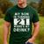 21st Birthday Dad Mom 21 Year Old Son Matching Family Men's Casual T-Shirt Forest