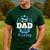 2nd Time Dad It's A Boy Dad Again Second Baby Announce Men's Casual T-Shirt Forest
