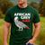 African Grey Parrot Dad Congo Bird Father Men's Casual T-Shirt Forest