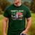 American Flag Trump 2024 Daddy's Home We The People Men's Casual T-Shirt Forest