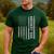 Archery Dad America US Flag Patriot Vintage Archer Men's Casual T-Shirt Forest